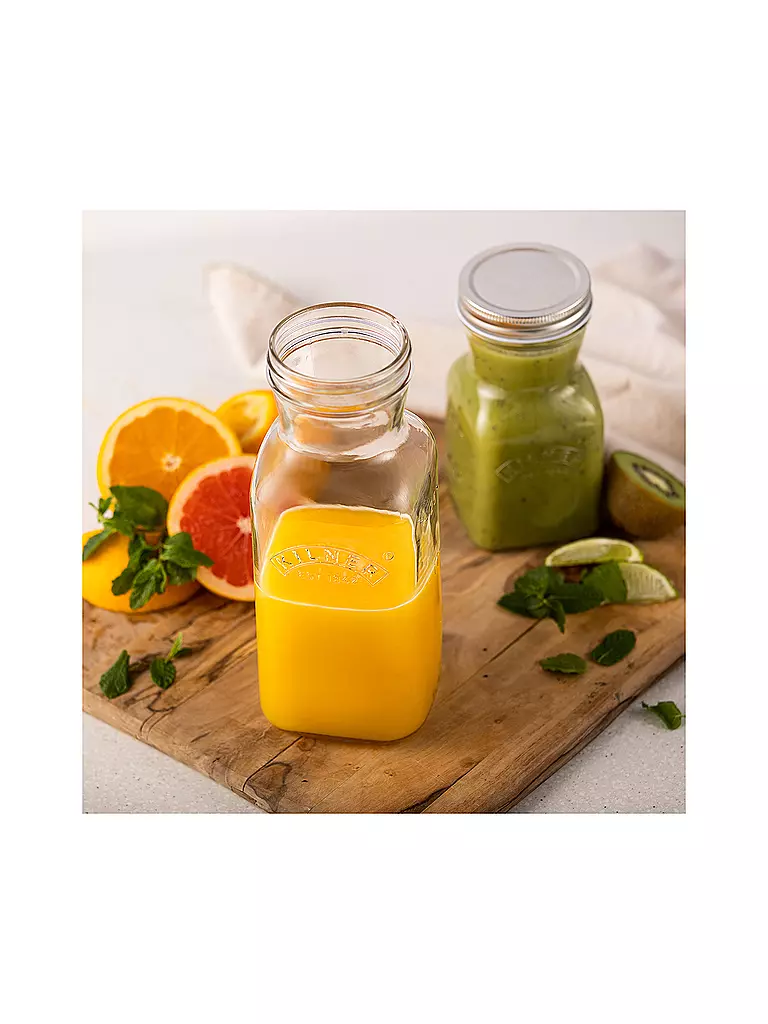 KILNER Saft- / Saucenflasche 500ml Glas transparent