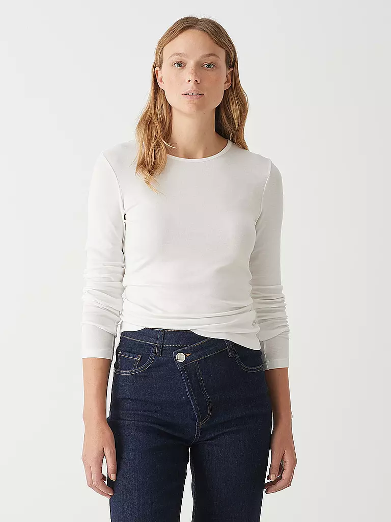 OPUS Langarmshirt SOGETI creme
