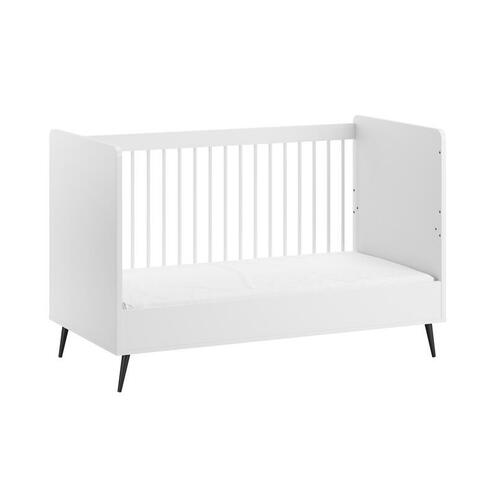 Chambre TRIO Lit 70x140 Commode Armoire BLANCA Blanc - VOX