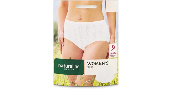 Naturaline Textil Damen Slip weiss M
