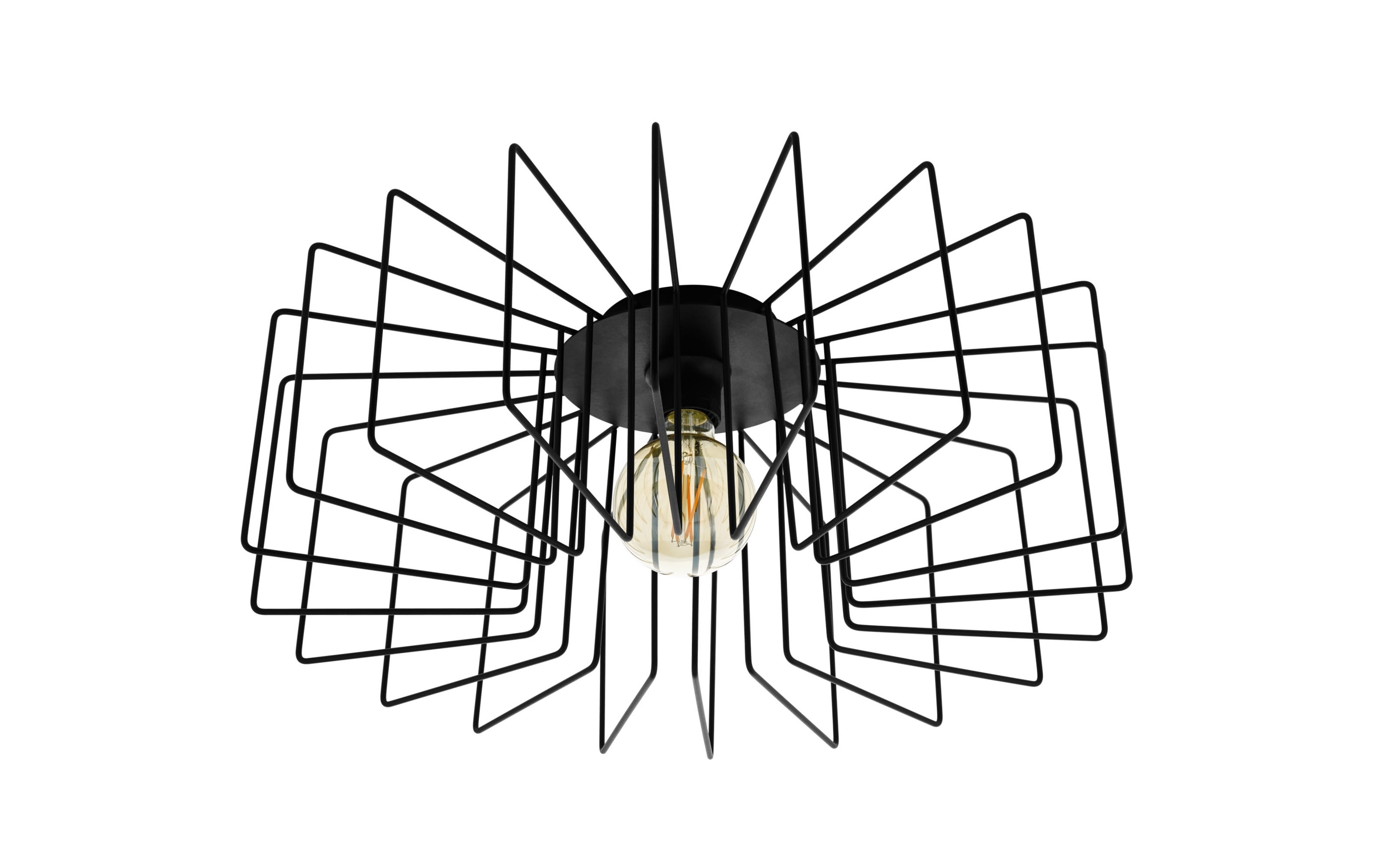 Deckenleuchte Tremedal, schwarz, 1-flammig, 56 cm
