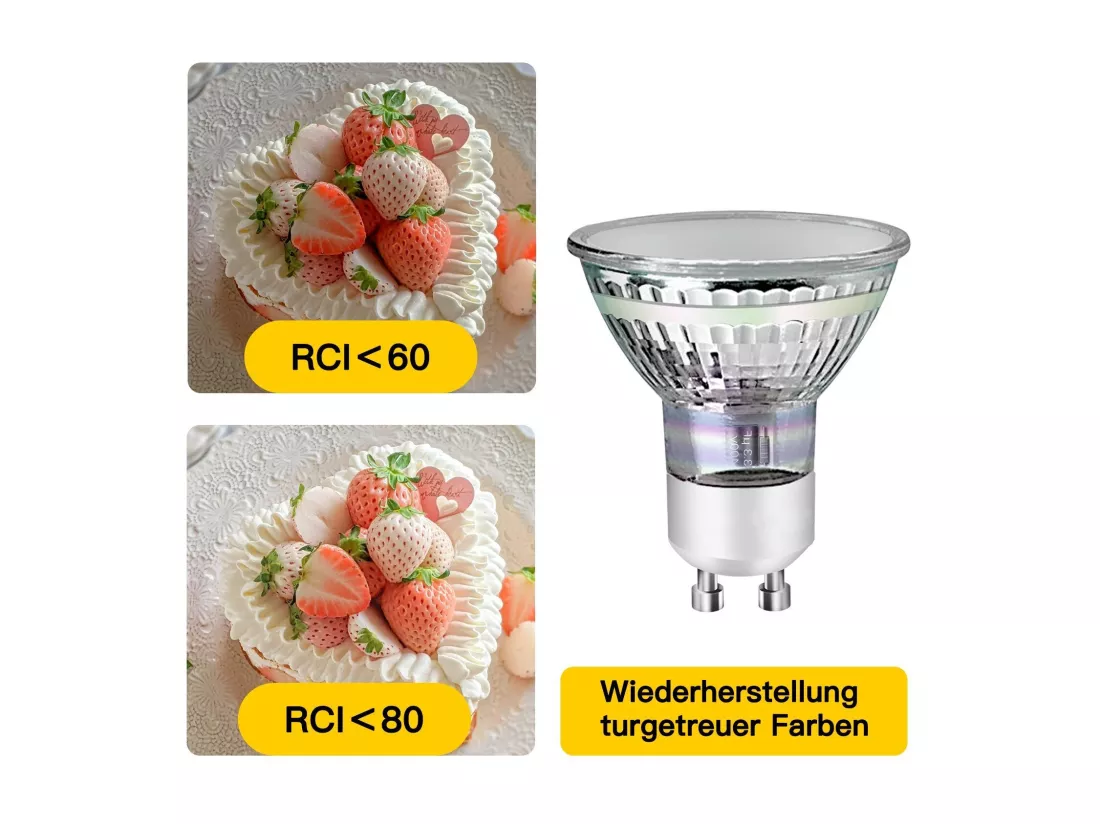 NETTLIFE Lot de 10 ampoules halogènes GU10 LED blanc chaud 4 W 40 W, lampe à économie d'énergie 3000 K, réflecteur spot 110° non variable