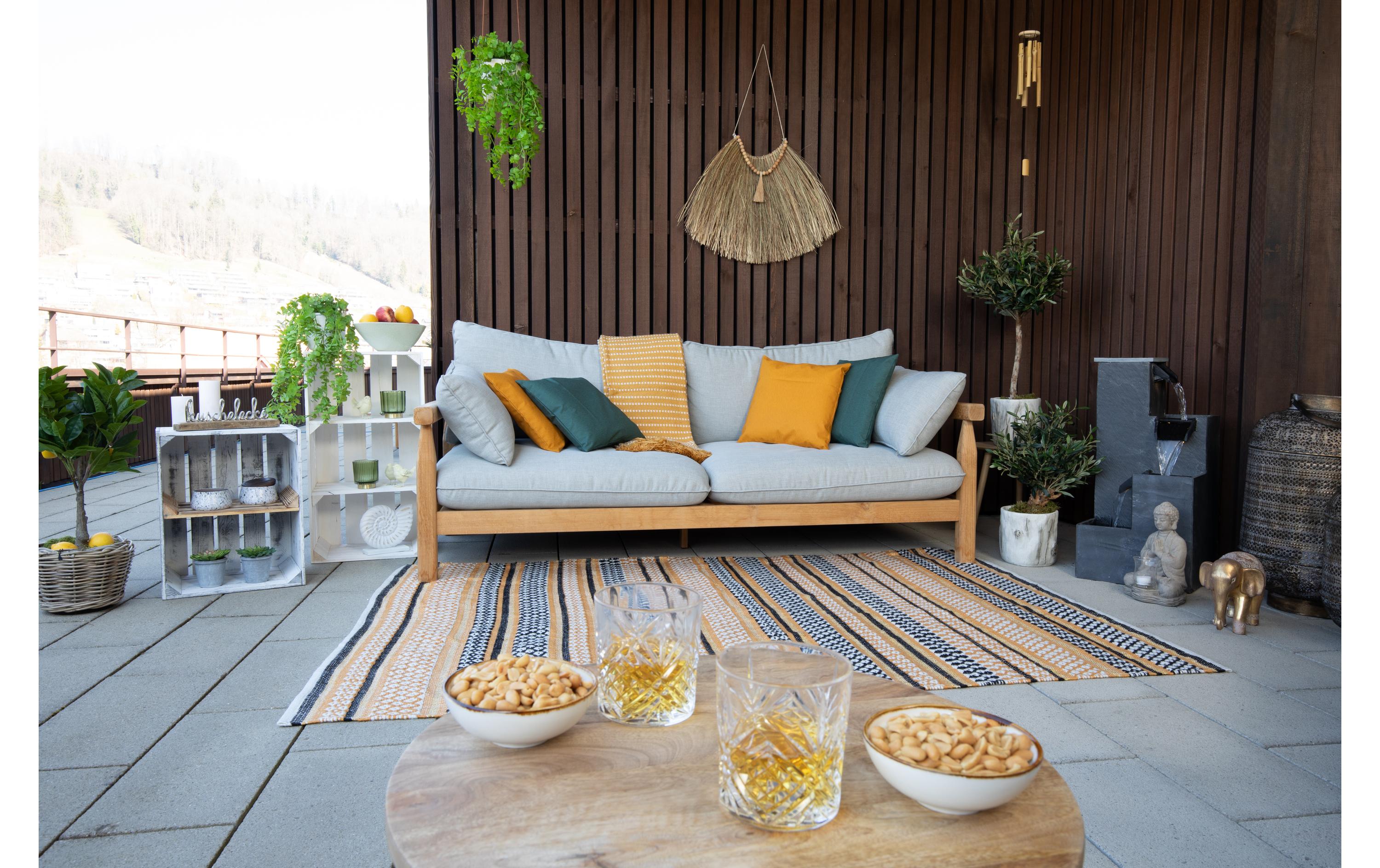 Kissenbezug Lisa Outdoor 40 x 40 cm, GelbOutdoor Kissenbezug