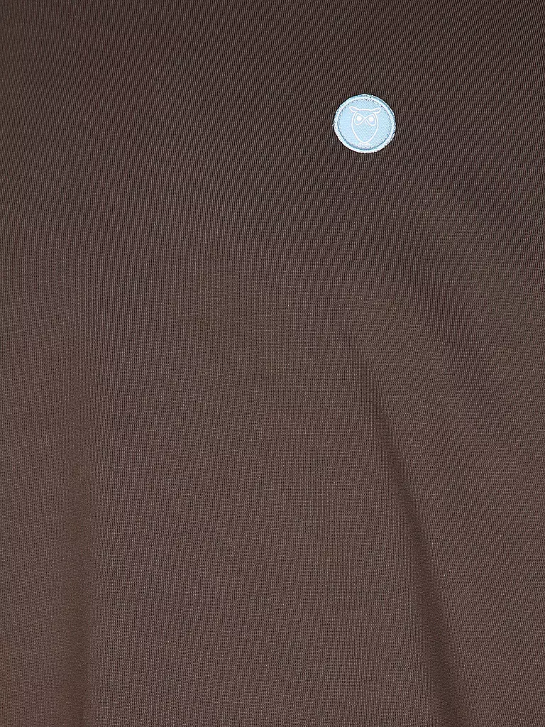 KNOWLEDGE COTTON APPAREL Langarmshirt  braun
