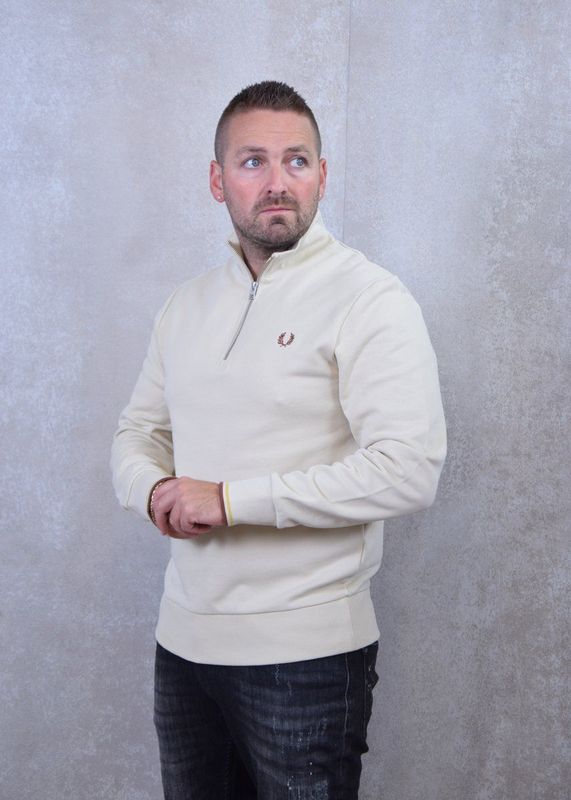 Fred Perry Half Zip Sweatshirt Heren