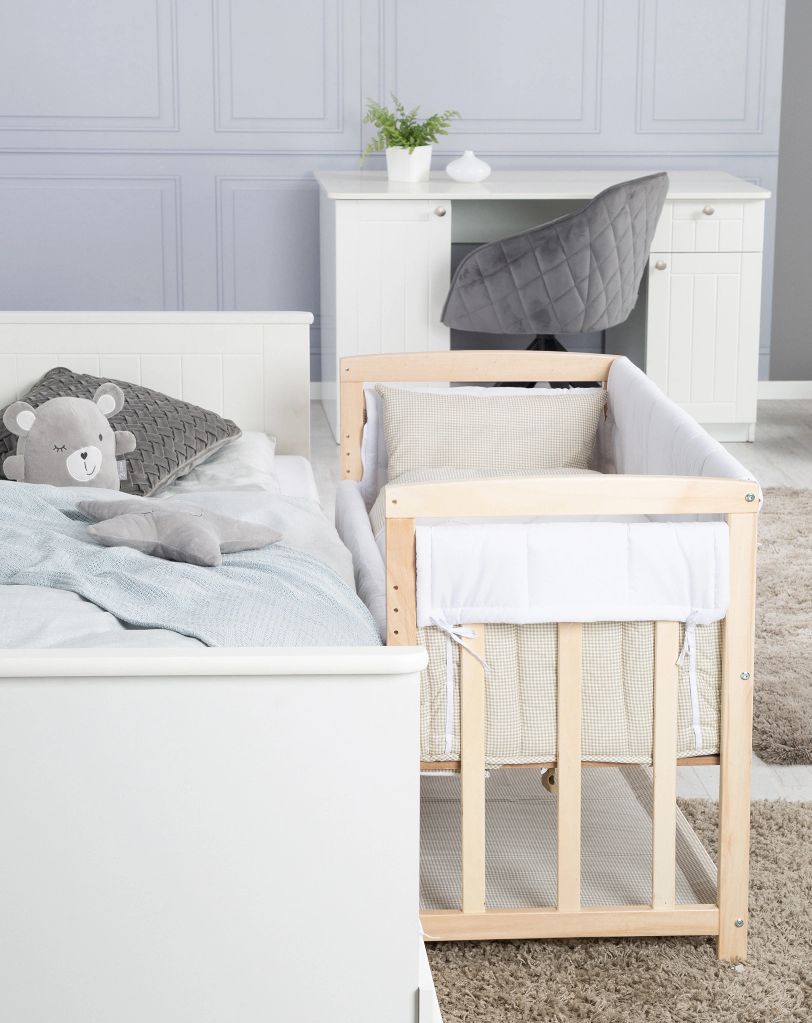 Beistellbett LIEBHABÄR 4in1 76 x 94 cm