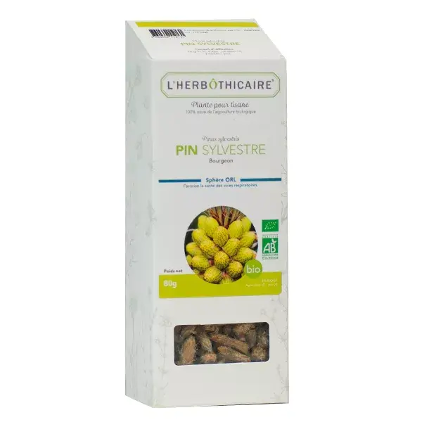 Chá de ervas orgânico de pinheiro escocês L'Herbôthicaire 80g