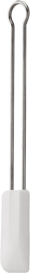 Rösle Spatel/dejskraber smal, stål/hvid L20cm B2,75cm Stål, hvid