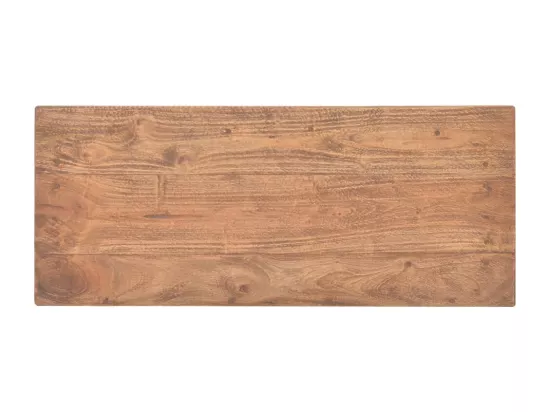 Table console Bois de récupération massif 69 x 28 x 70 cm