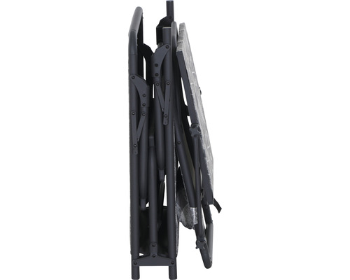 Siena Garden RPET kampeerligstoel 200 x 69 x 43 cm grijs