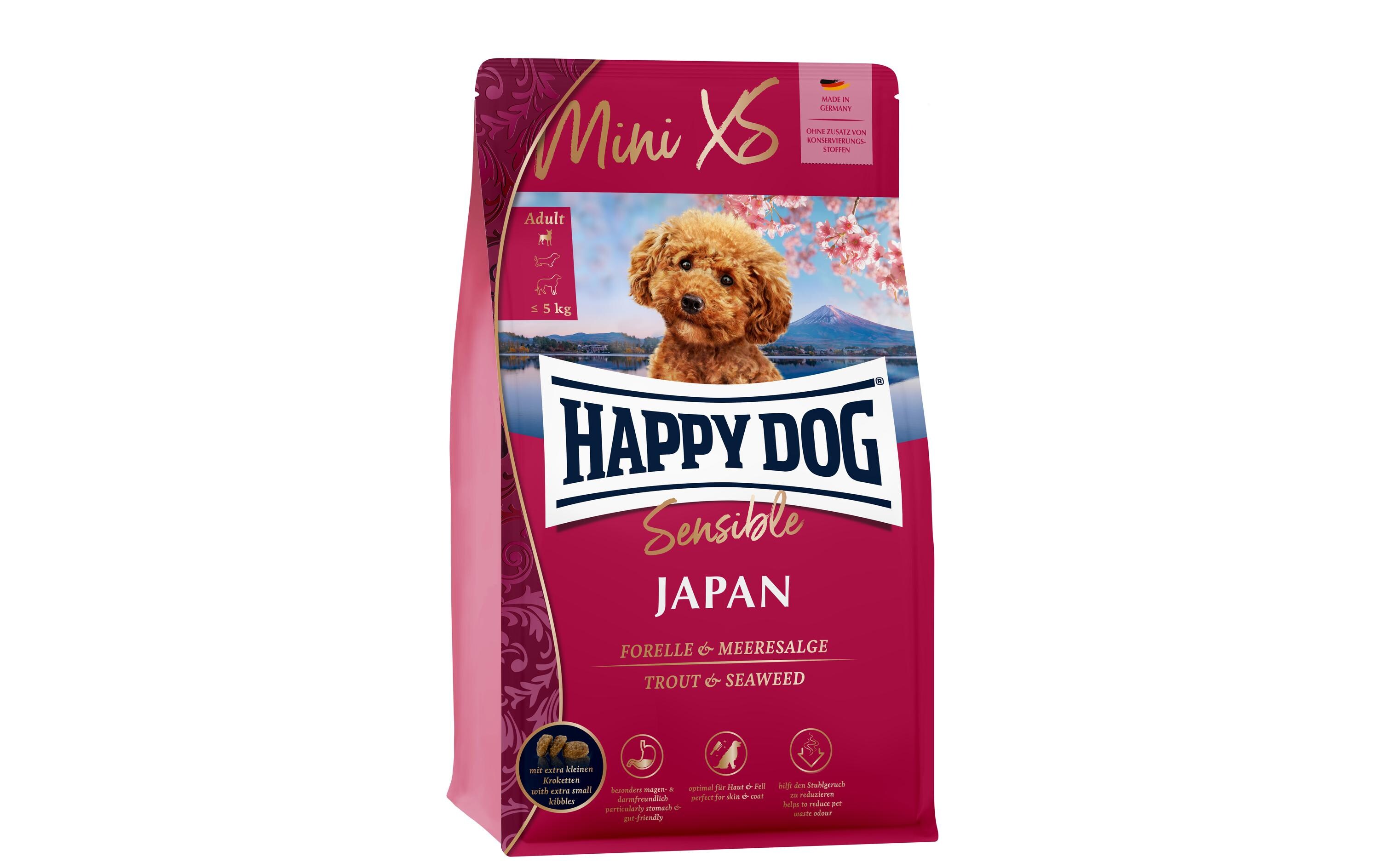 Trockenfutter Supreme Mini XS Japan, 1.3 kgAlleinfuttermittel für ausgewachsene kleinrassige Hunde