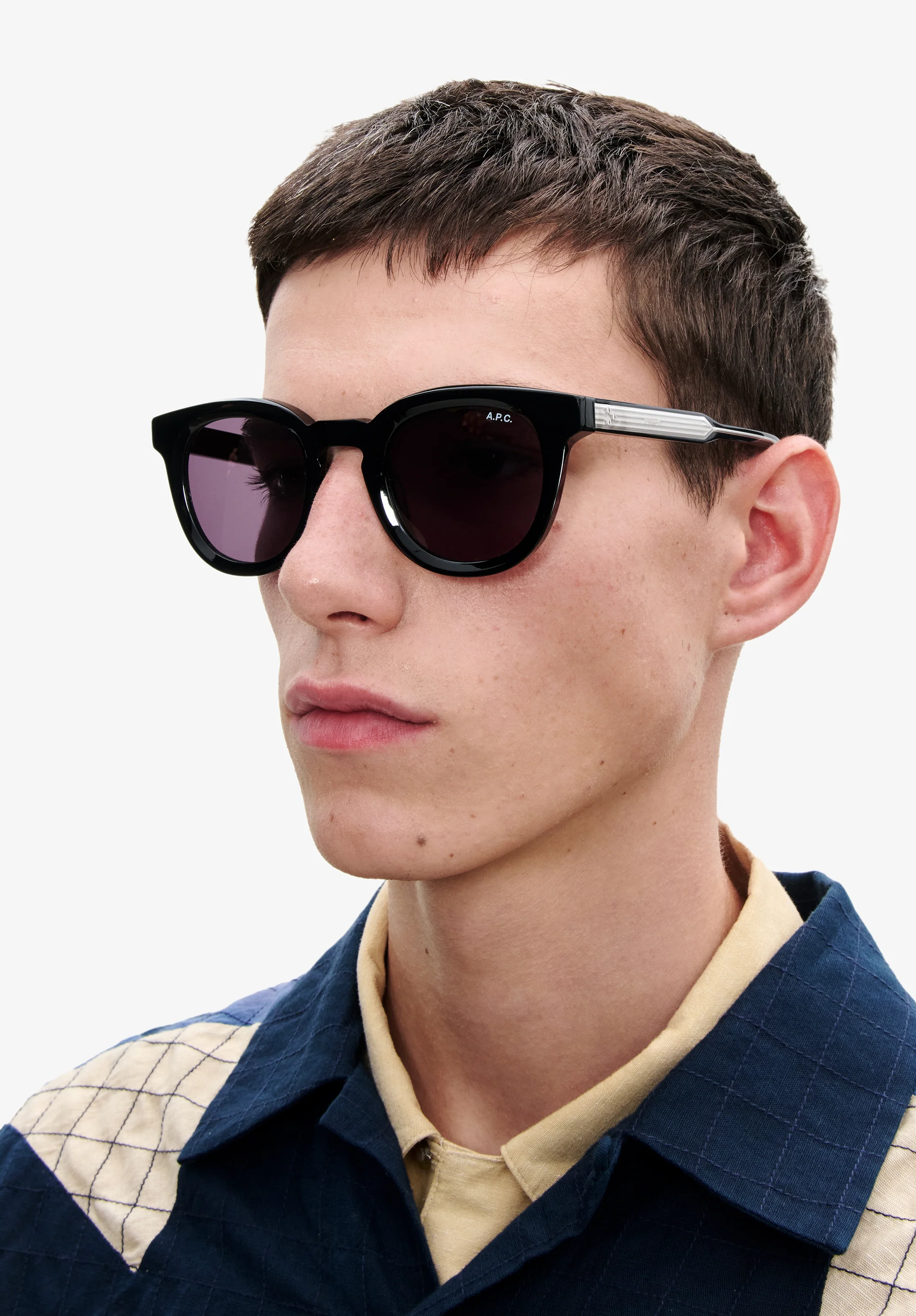 Les Lou - Lunettes de soleil - Whisky / marron