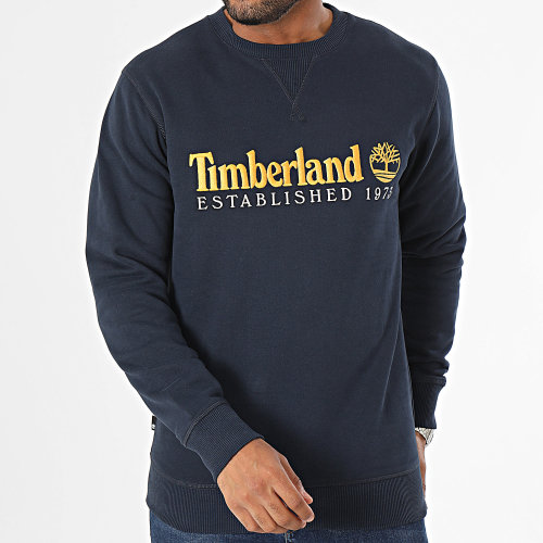 Sweat Crewneck Established 1973 A65DD Bleu Marine
