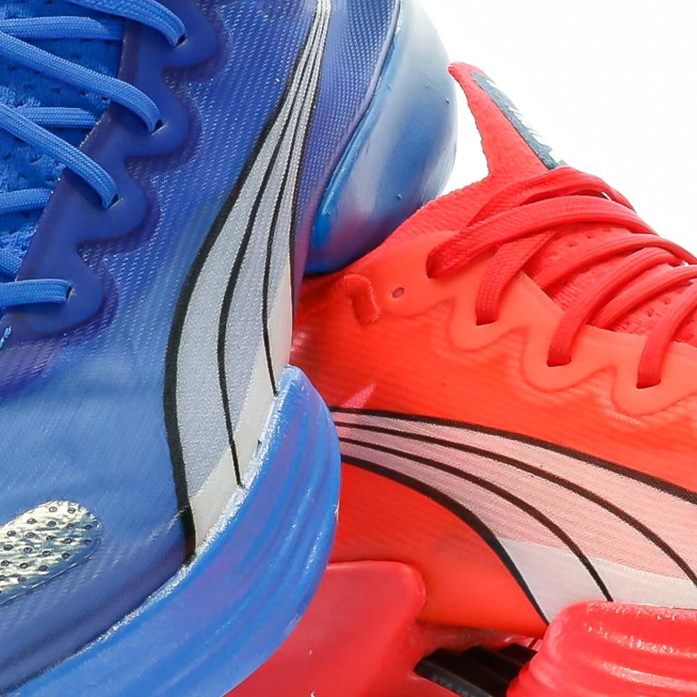 Puma Chaussures de Running Bleu/Rouge Femme Puma Nitro Elite