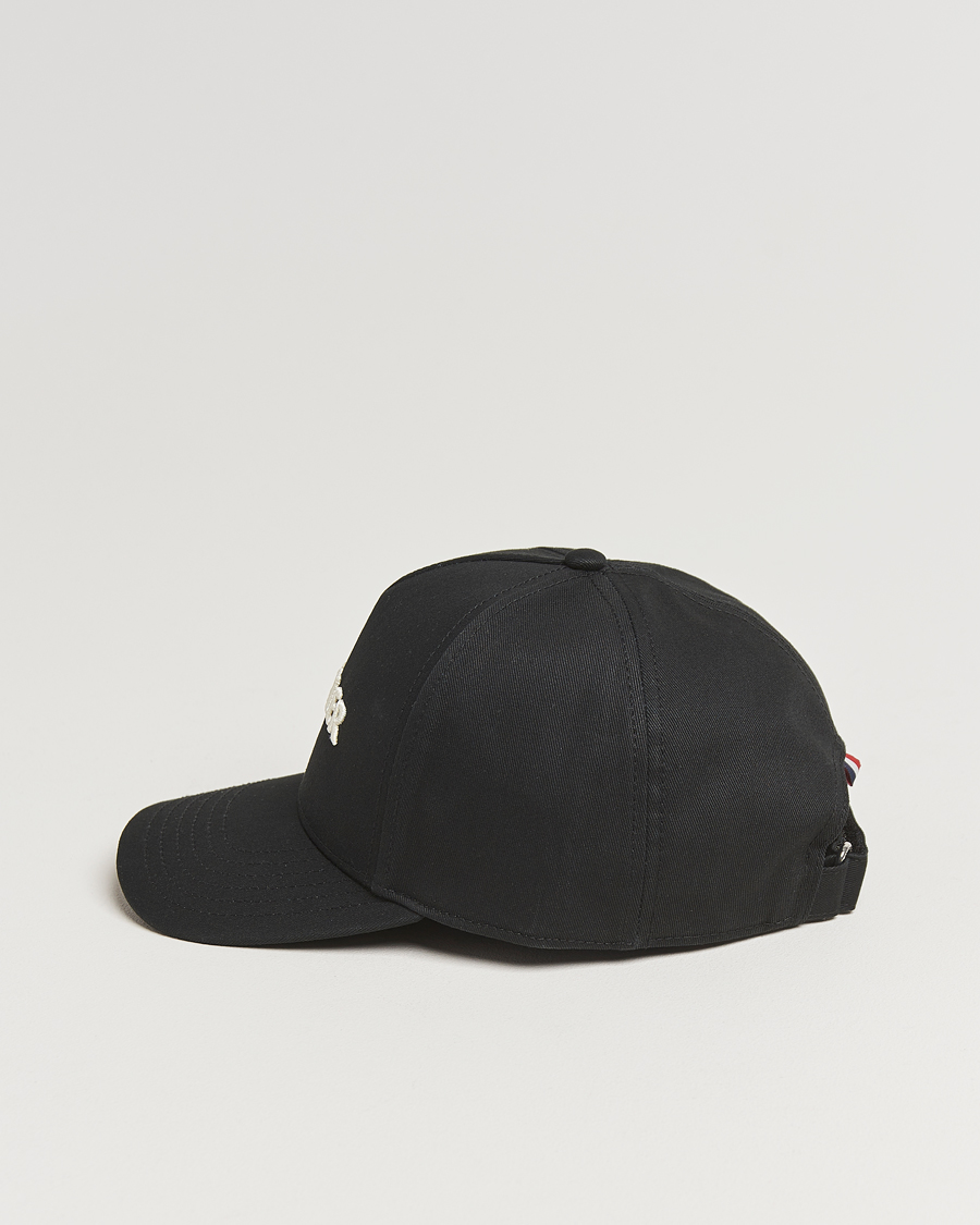 Moncler Lettering Logo Baseball Cap Black