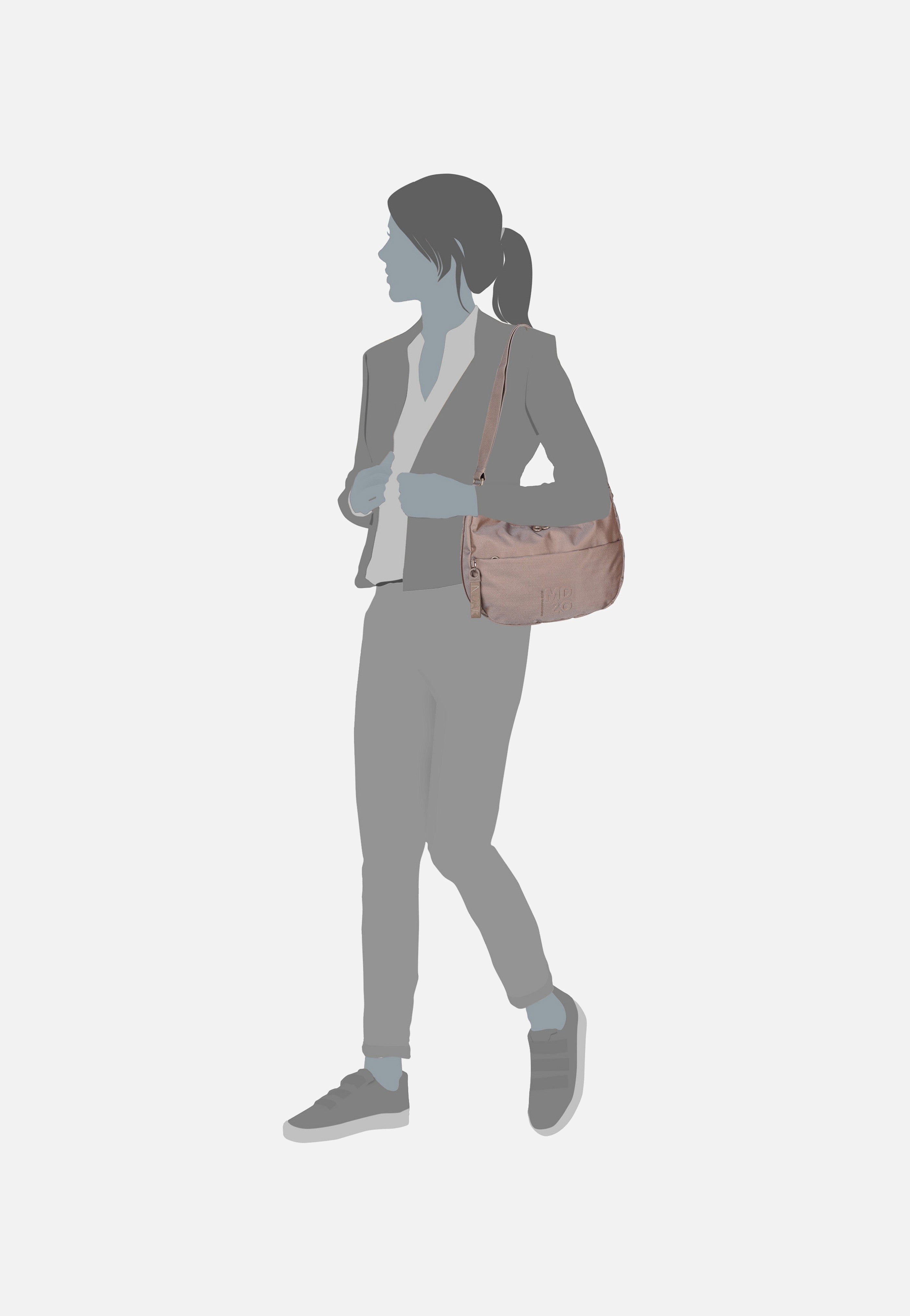 MD20 Hobo QMT27 Taupe - Hobo Bag