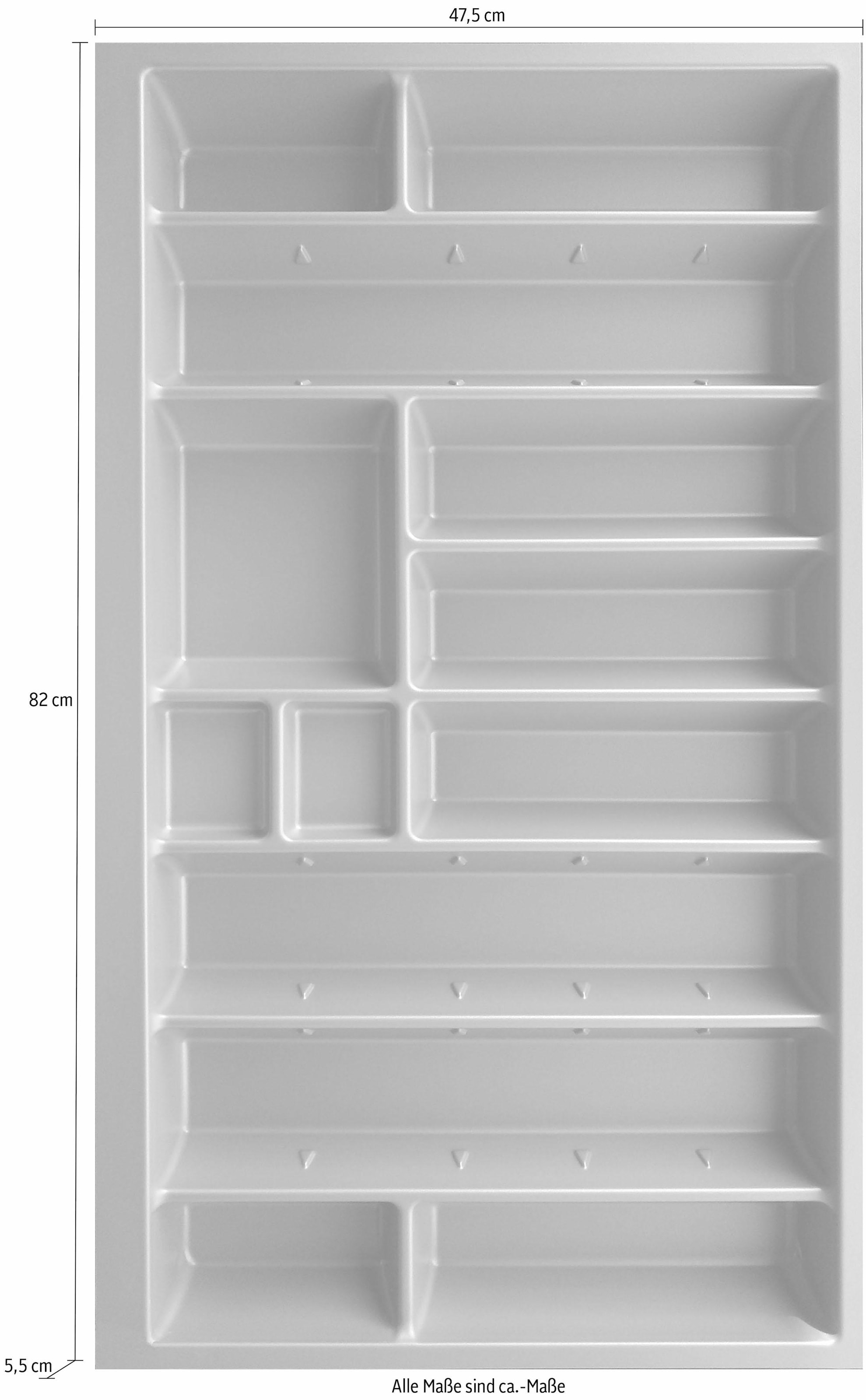KOCHSTATION Besteckeinsatz »Cara« 90 cm breit, für Schubkästen der Serien Tokio, Cara, Elga, Tara, Avio