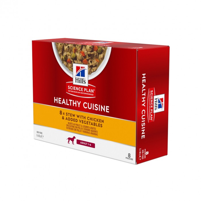 HILL'S Science Plan Healthy Cuisine Medium & Large Adult en Mijotés – Pâtée pour chien
