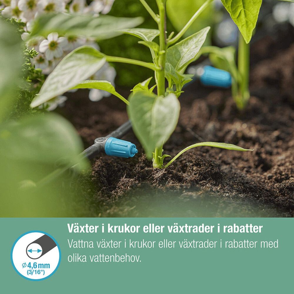 DRYPPHODE GARDENA MICRO-DRIP-SYSTEM INLINE STATIV 10PK