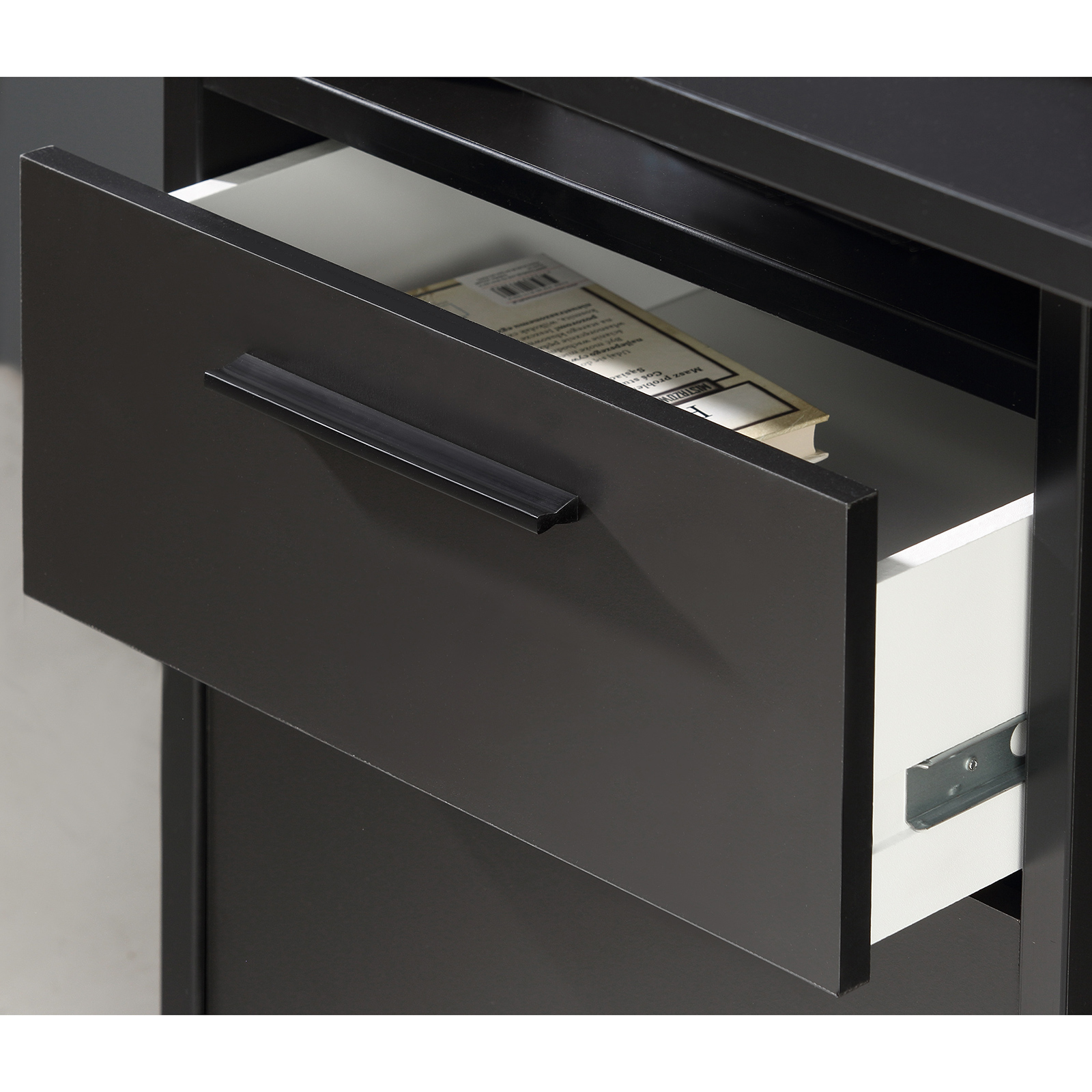 Gaming-Schreibtisch - schwarz-matt - 160 cm breit