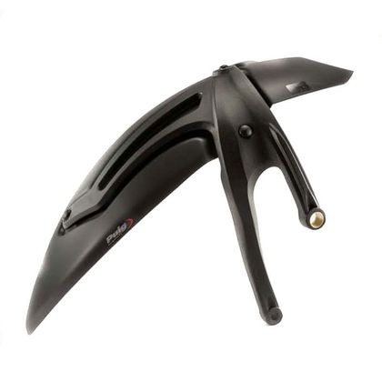 Garde boue Puig avec support aluminium - Noir