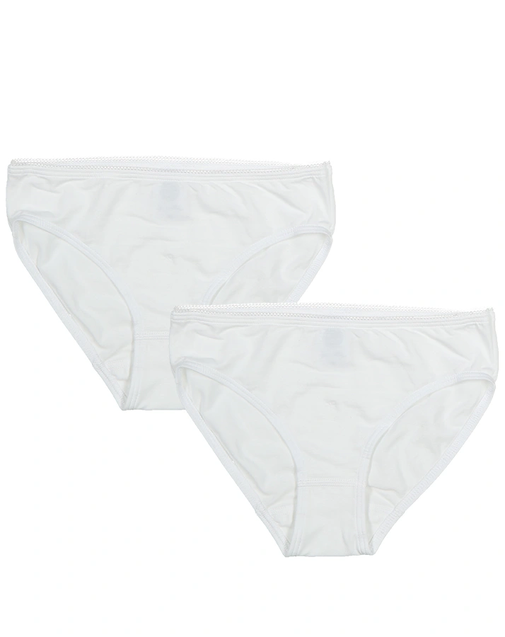 Unterhose BASIC TEEN 2er-Pack in weiß