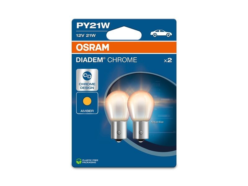 OSRAM Signallampen DIADEM PY21W Set PKW Leuchte (Signallampen) für PKW
