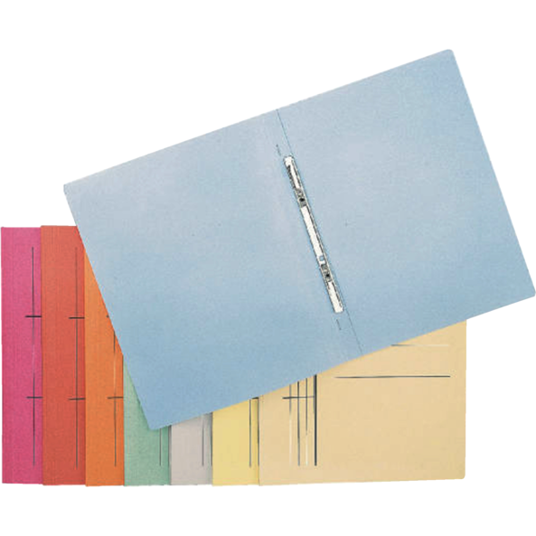 Chemise de présentation à clip  Esselte 26,5 x 31,8 cm bleu - Paquet de 50