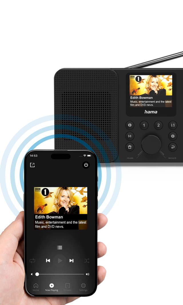 Hama DIR10 radio (sort)