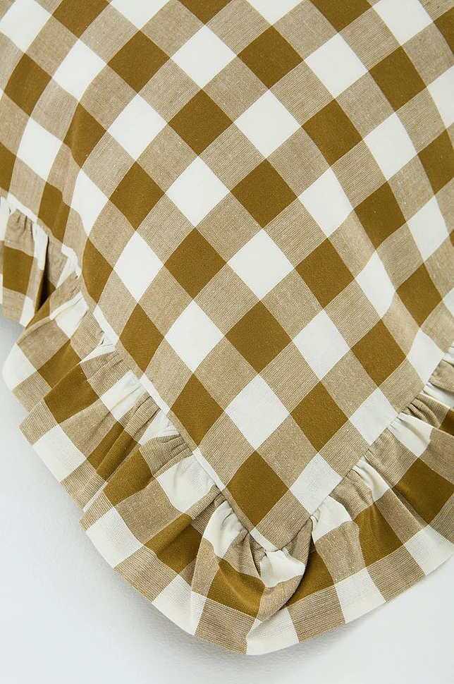 LAUREN FRILL putetrekk med volangen økologisk 50x90 cm