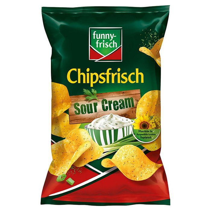 FUNNY FRISCH FUNNY FRISCH Chipsfrisch 150 g, Sour Cream & Wild Onion