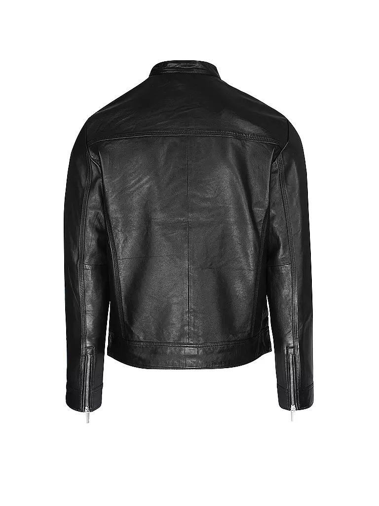 SELECTED Lederjacke SLHARCHIVE schwarz