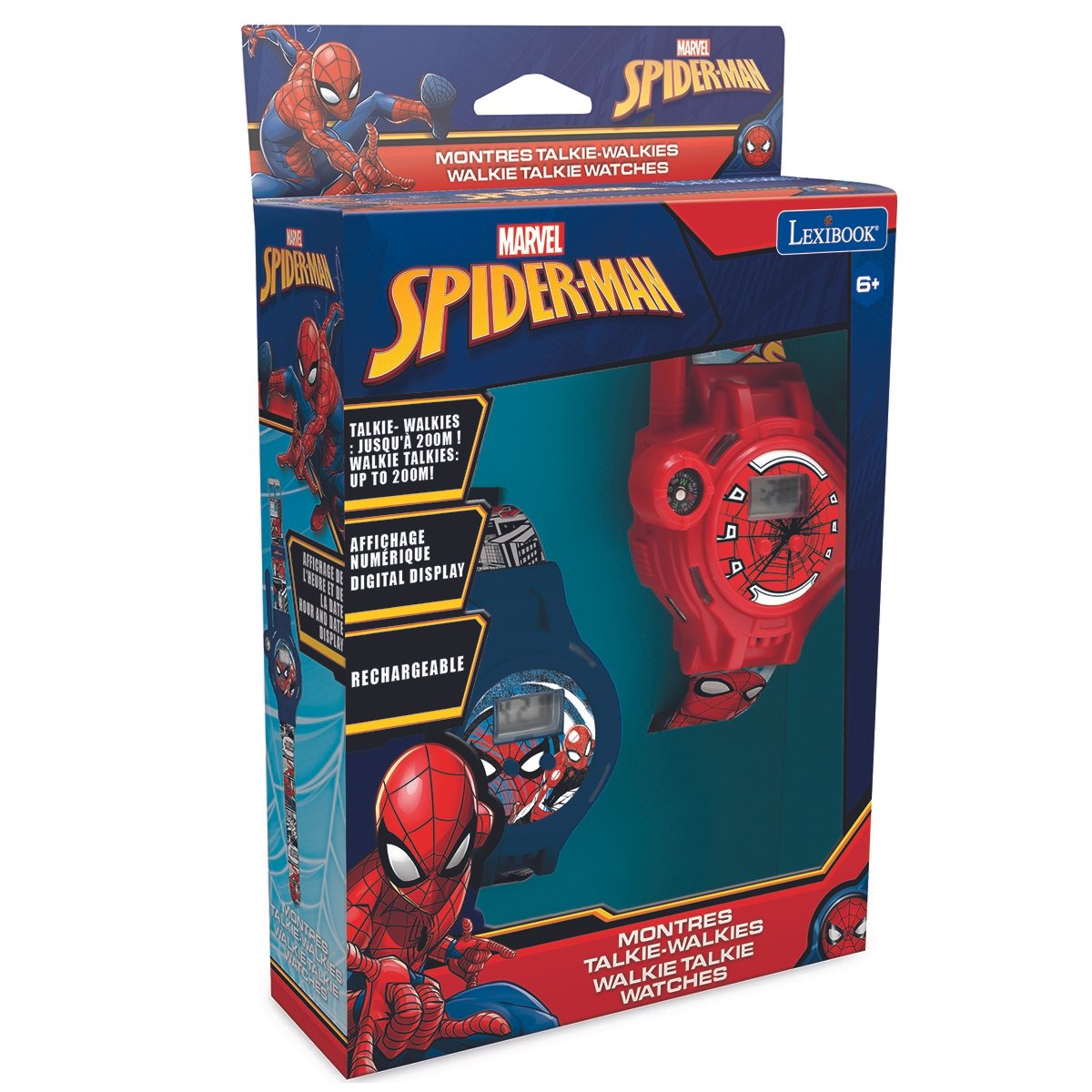 Montre 2 en 1 Wakkie Talike Spiderman