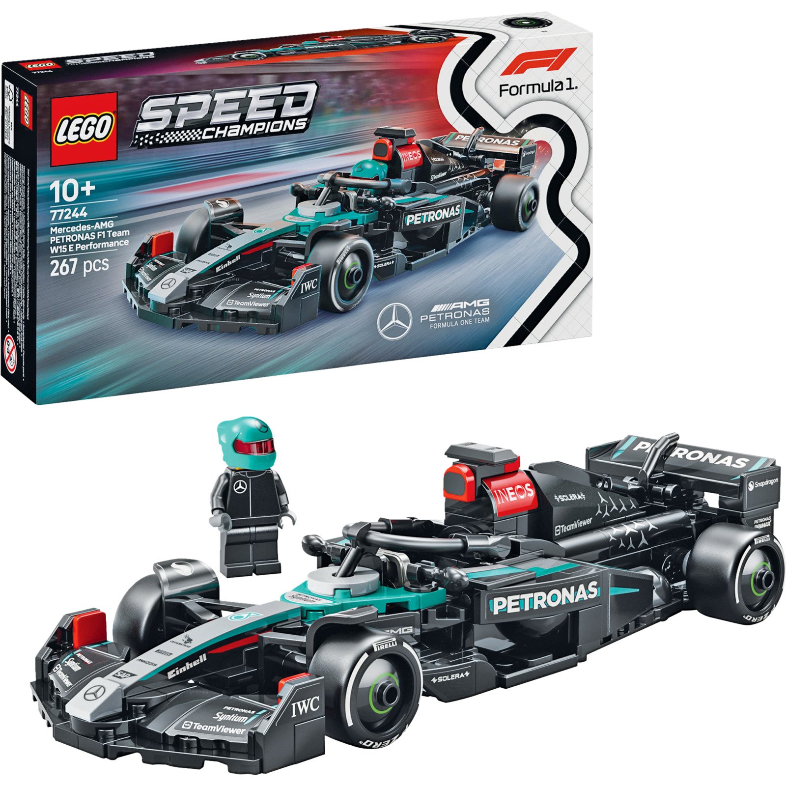 LEGO Speed Champion Mercedes-AMG Petronas F1 W15 Rennauto 77244