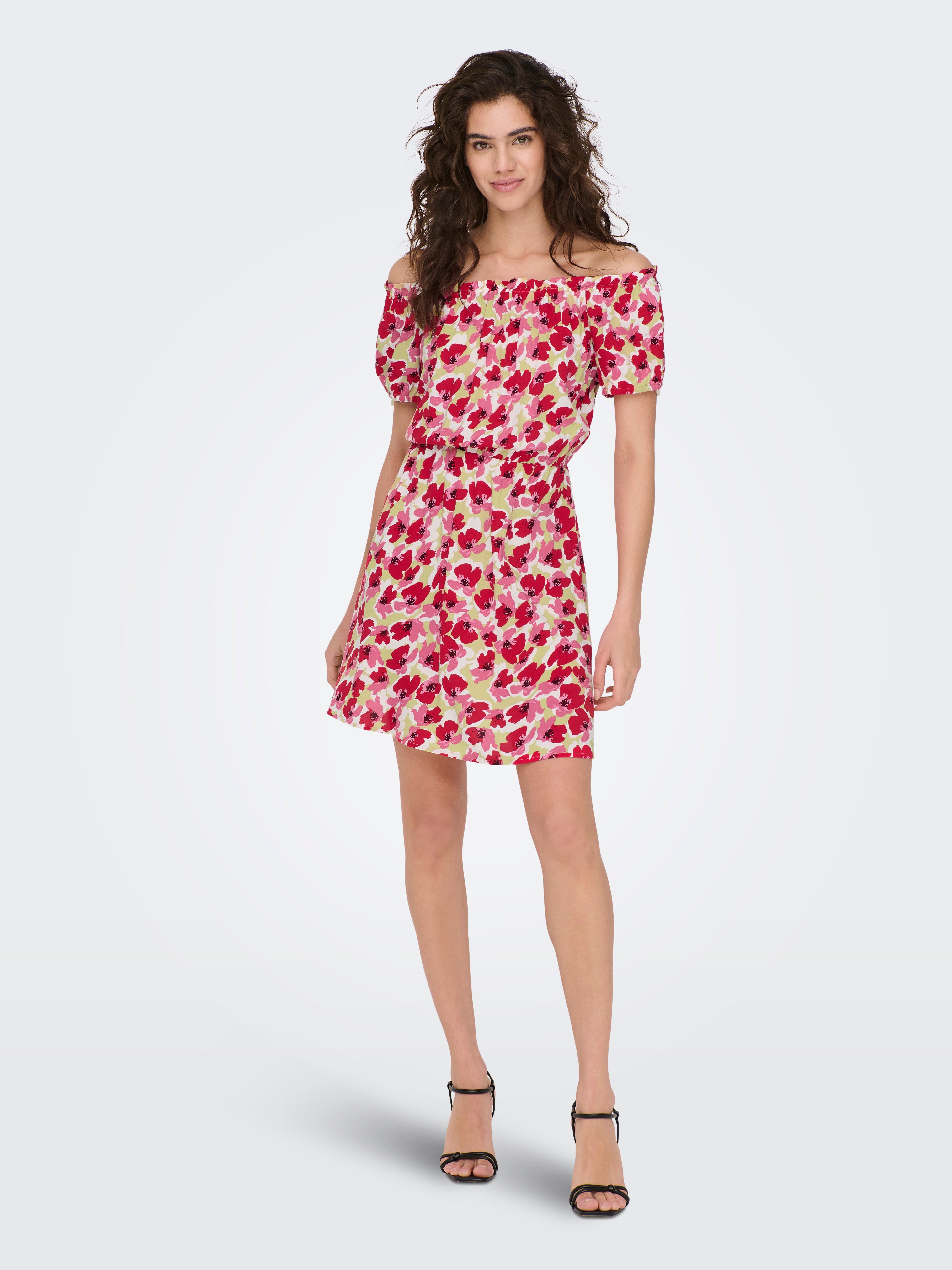 JDYSTAR Langes Kleid Warm Sand