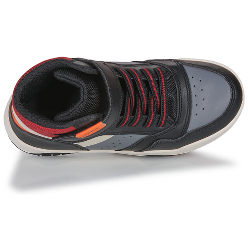 Geox - J PERTH BOY F - Noir / Gris / Orange