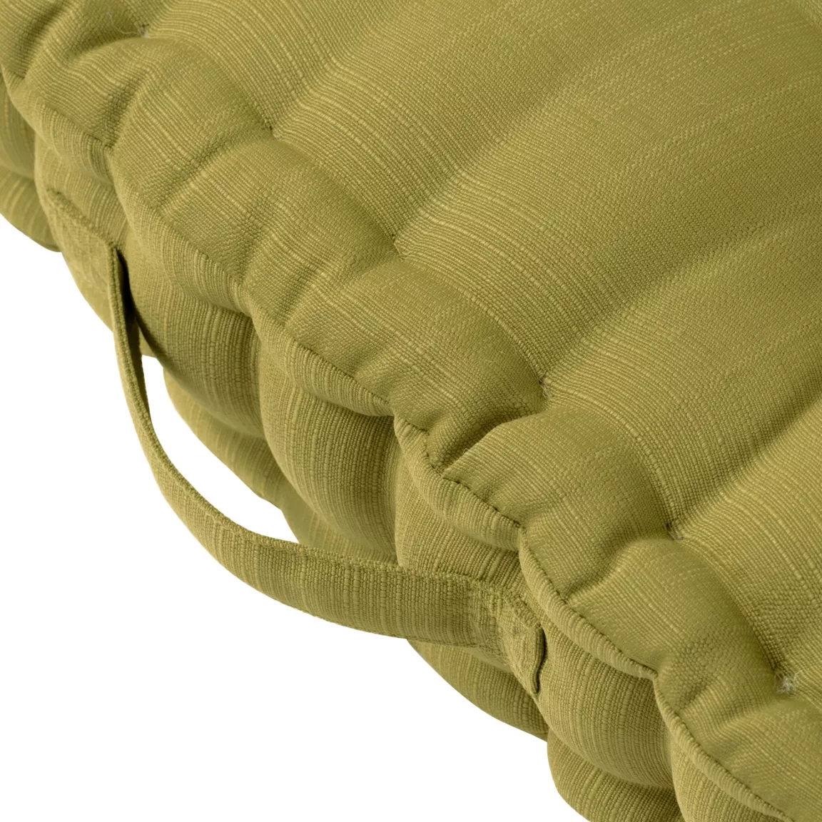Coussin de sol extérieur capitonné (50 x 50 cm) Sunset Vert olive