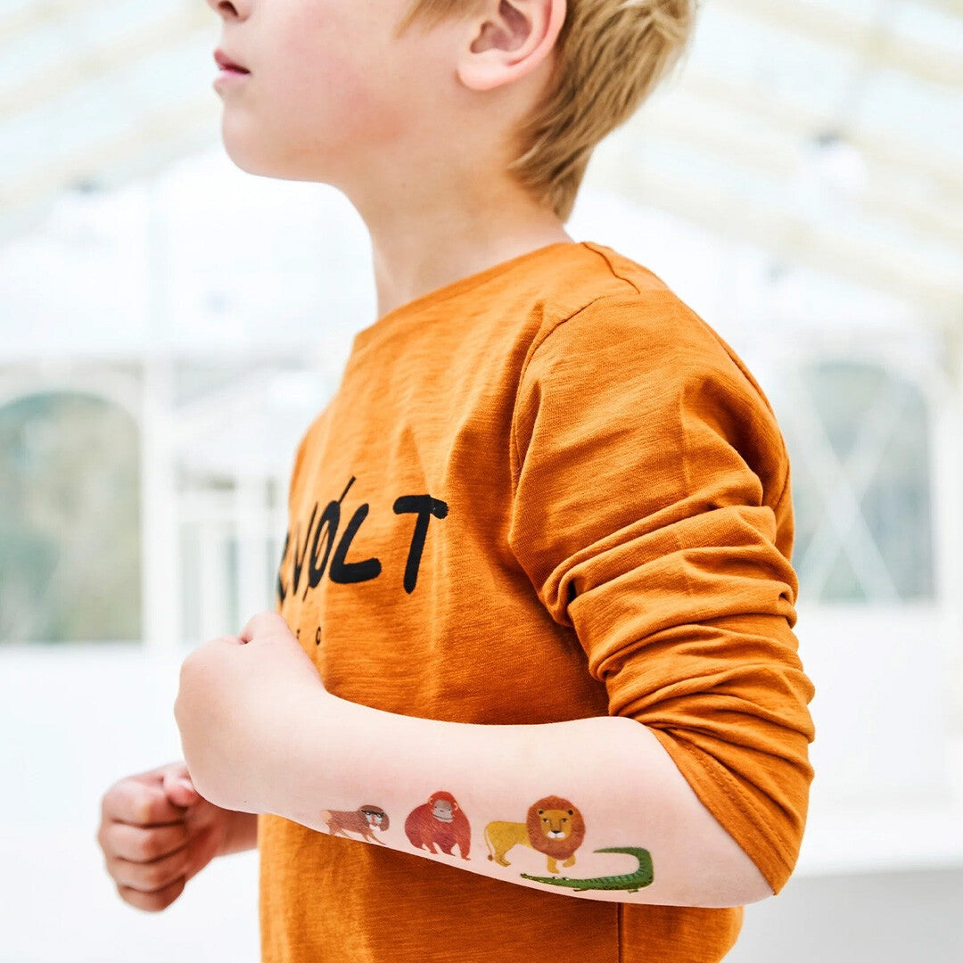 Petit monkey tattoos jungle animals