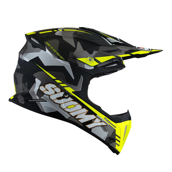 Suomy - Casque X-Wing Jetfighter Noir / Gris / Jaune / Mat