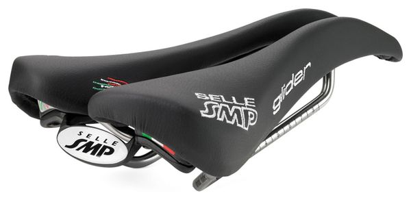 SMP Selle GLIDER Noir Rails Inox