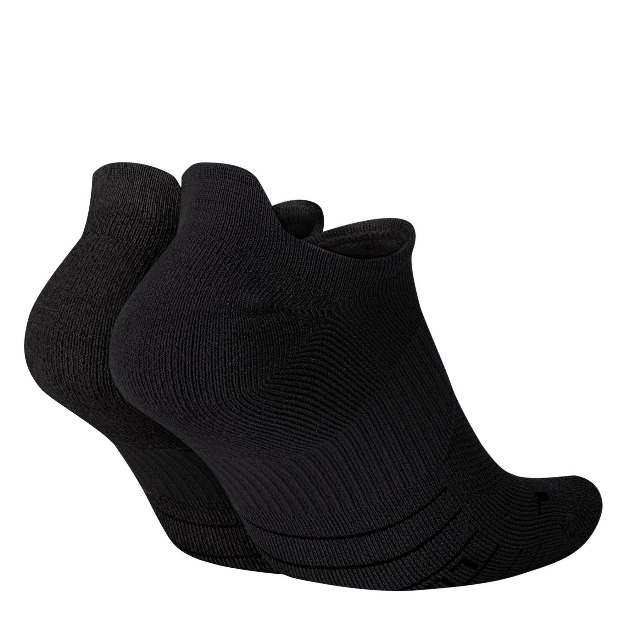 Nike Multiplier Running No Show Socks (2 Pairs)