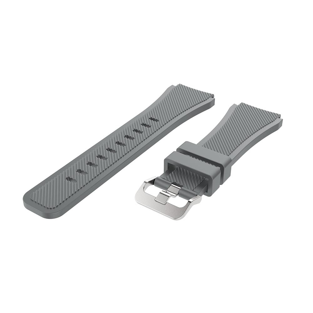 Samsung Galaxy Watch 3 (45mm) Ersatz Sport Silikon Armband Grip (Gelenkumfang: 180-230mm) - Grau