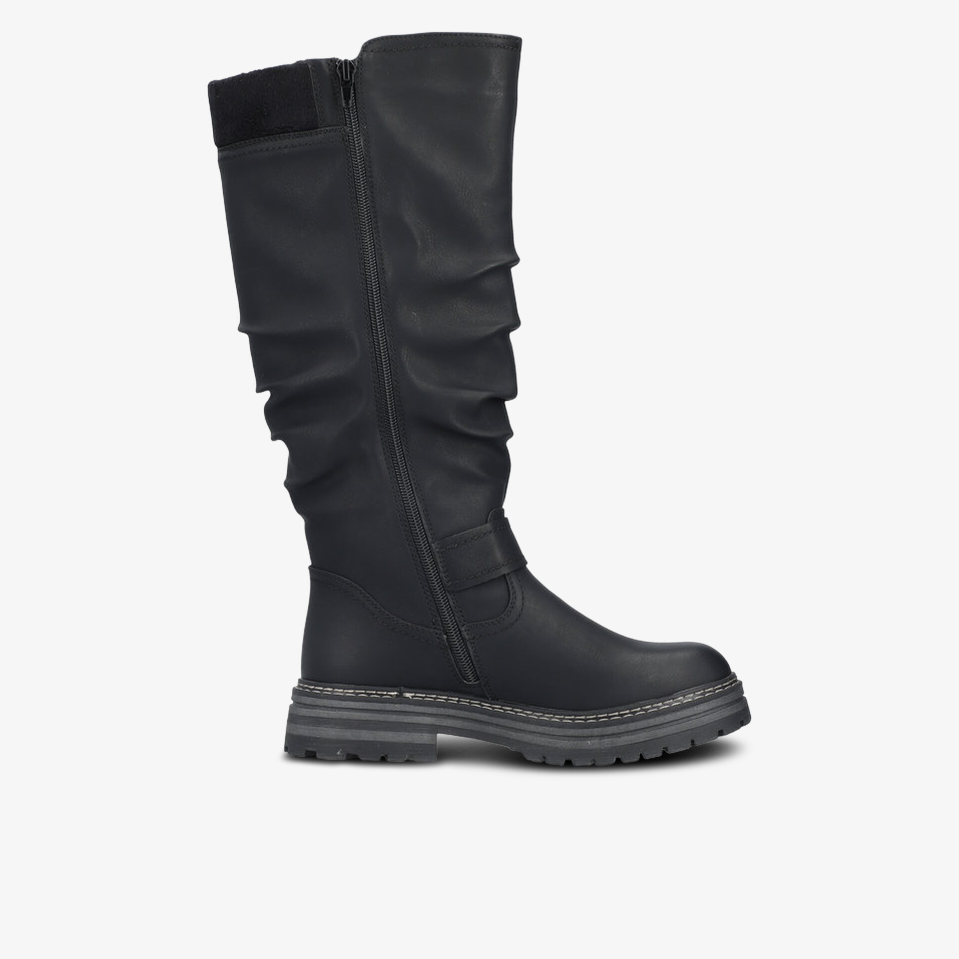 rieker Damen klassische Stiefel schwarz