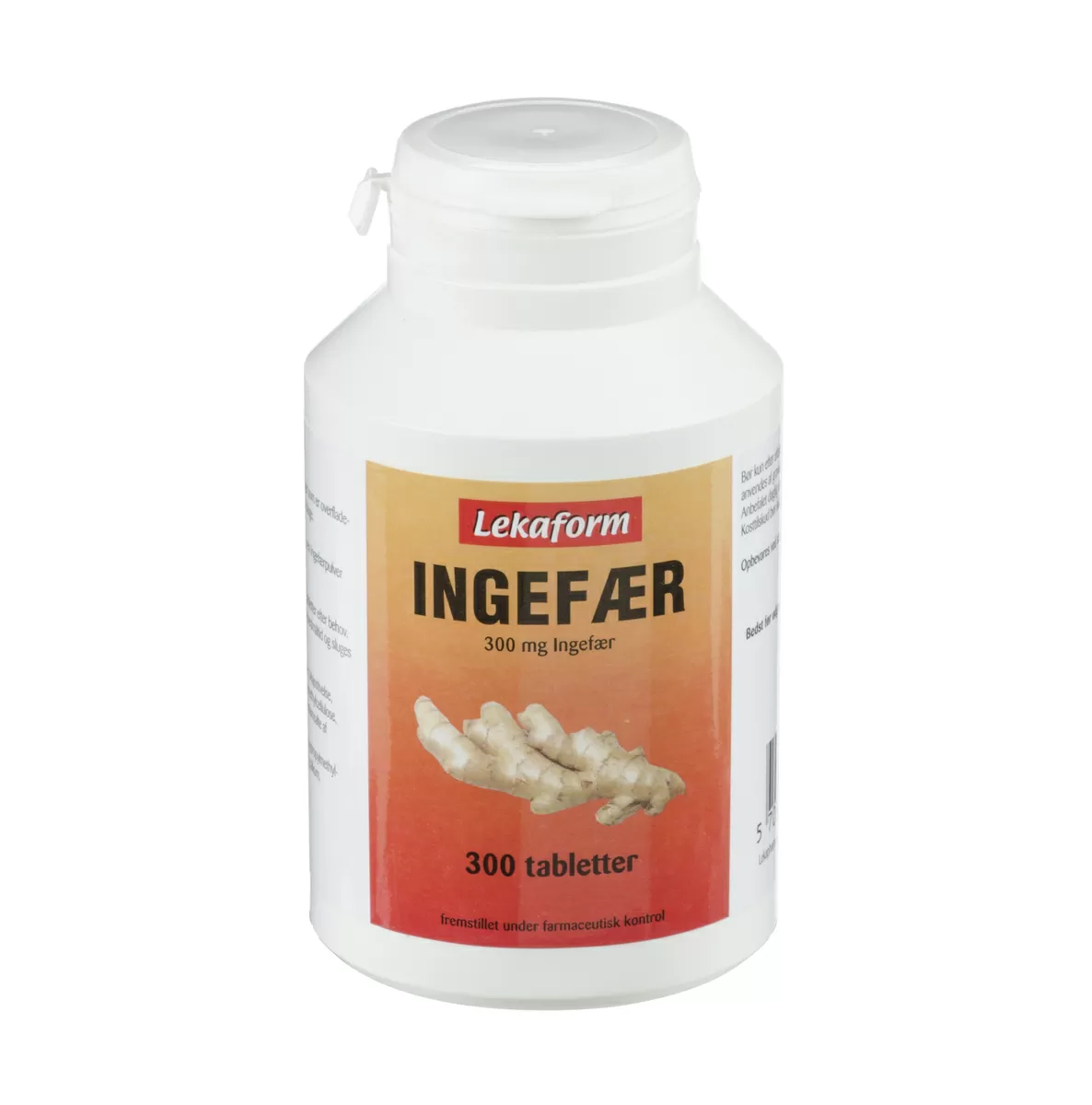 Lekaform Ingefær - 300 tabl.