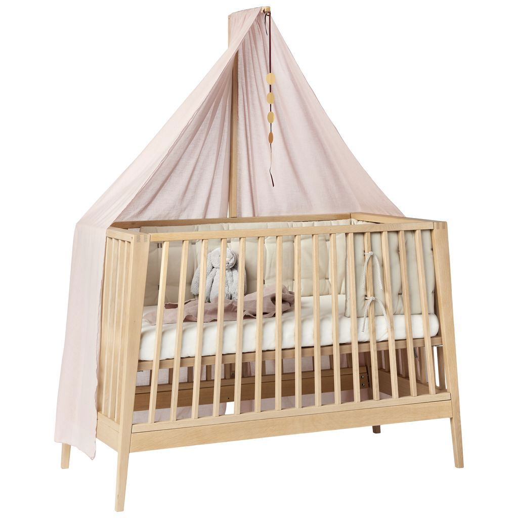 LeanderLeander   Himmel für Linea und Luna Babybett dusty rose