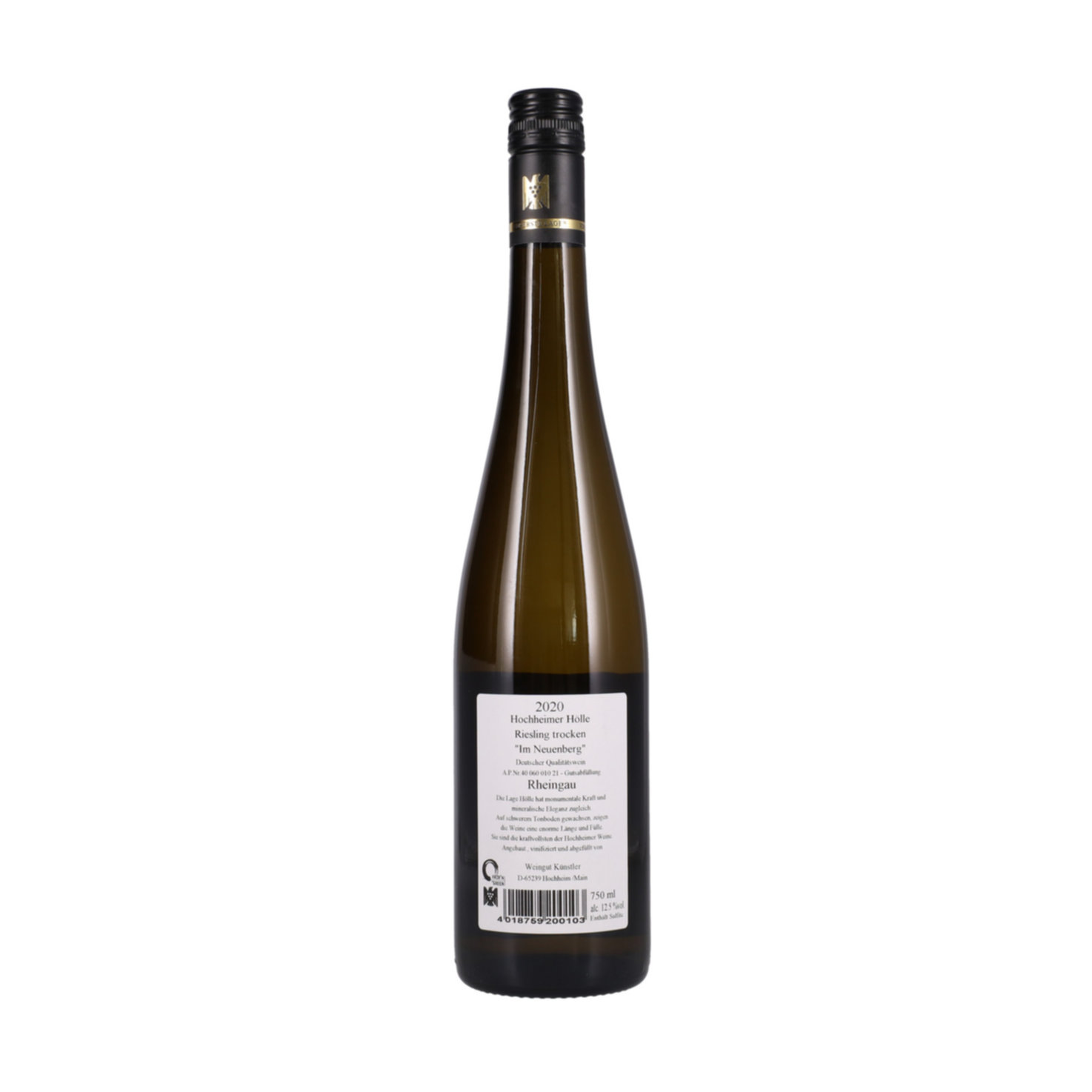 Riesling Hochheim Hölle Erste Lage Im Neuenberg Weingut Künstler -75cl