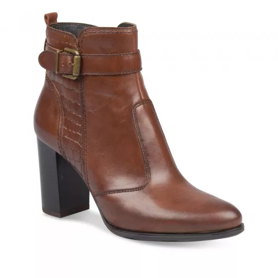 Bottines COGNAC MEGIS ELEGANT