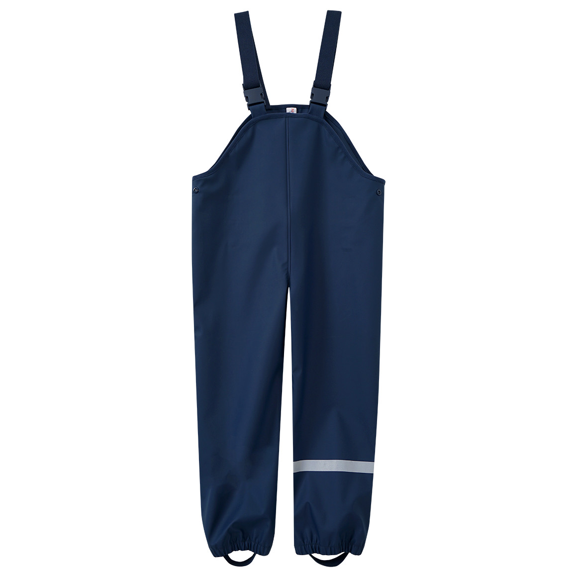 Kinder Regenhose mit verstellbaren Trägern dunkelblau