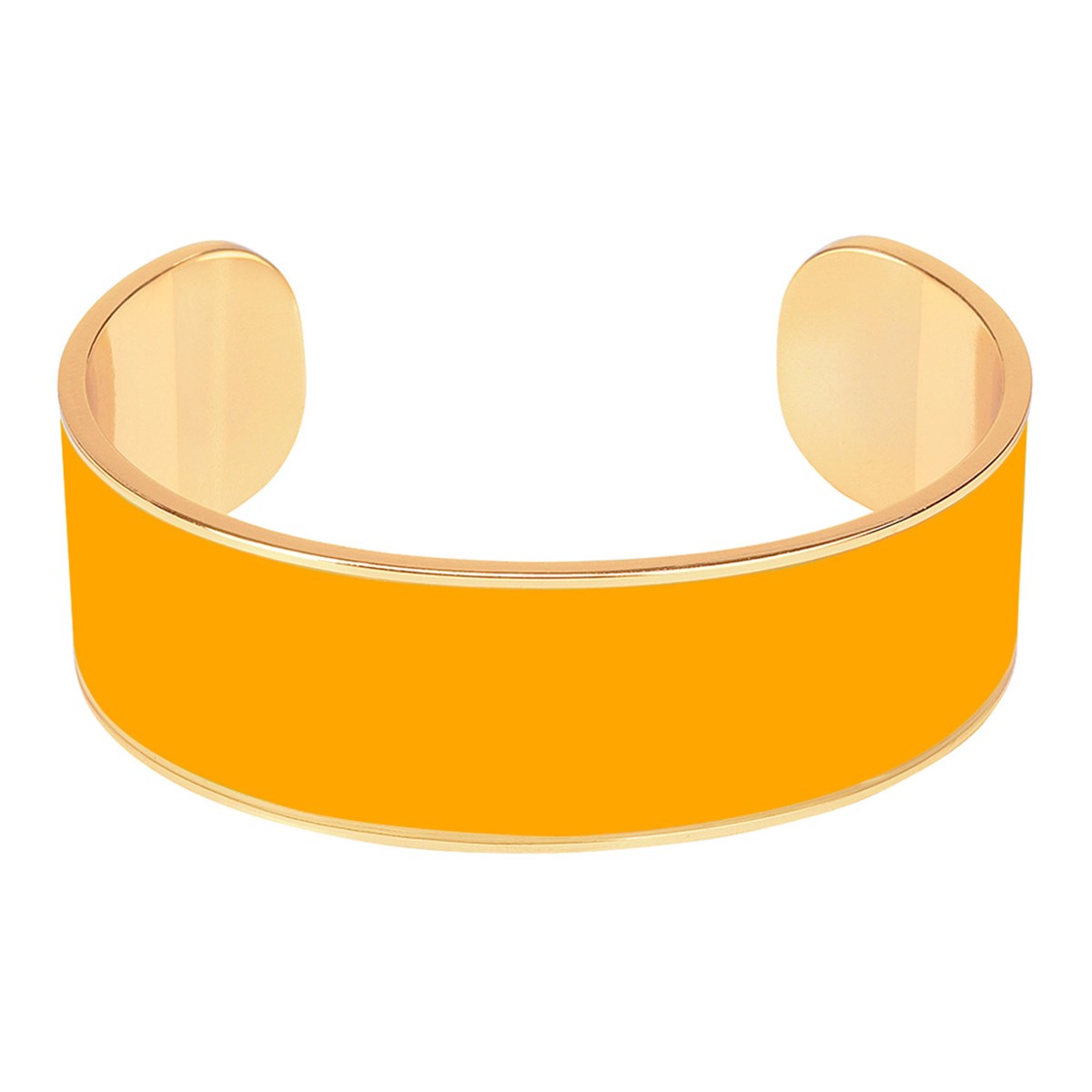 Bracelet jonc ouvert  bangle Up jaune safrancollection Bangle