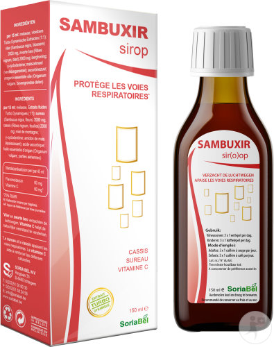Soria Natural Sambuxir Sirop Voies Respiratoires Flacon 150ml